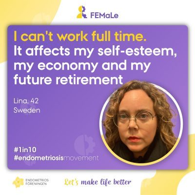I can’t work full time. It affects my self-esteem, my economy and my future retirement.