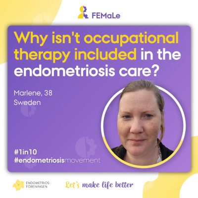 Why isn’t occupational therapy included in the endometriosis care?